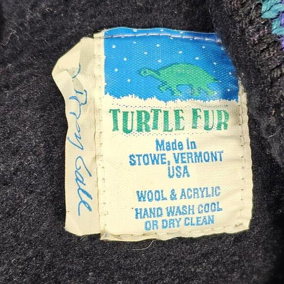 Vintage Turtle Fur Wool Blend Knit Beanie Poppy Gale Vermont USA - Picture 6 of 7